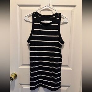 Torrid Super Soft Black and White Striped Top